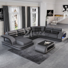 Europäisches Design Wohnzimmermöbel Leder Schnittsofa