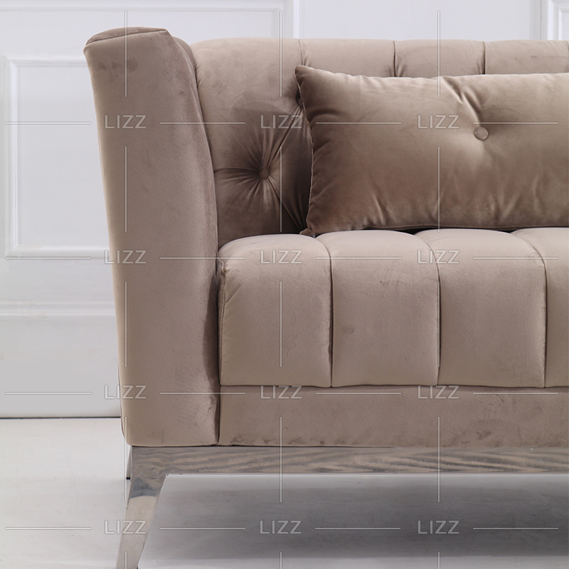 Leisure Luxus-Stoffsofa mit Hocker
