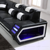 Leisure Sectional LED-Sofa mit Mitteltisch