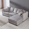 Leisure Chesterfield Stoffsofa mit Récamiere