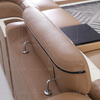 Funky Canvas Led Schnittsofa mit engen Rückenlehnen