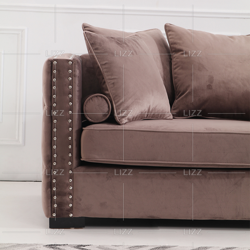 Ecksofa aus Flexsteel-Stoff für Wohnzimmer