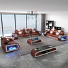 Home Stoff-LED Schnittsofa für Familienzimmer