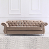 Freizeit Moderner Sessel Samt Stoff Sofa